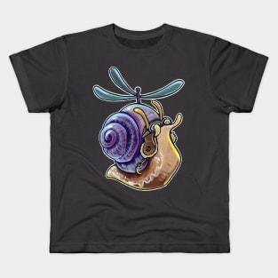 Flying snail Kids T-Shirt